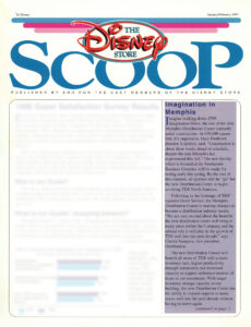 News article announcing IMC Project with The Disney Store Inc.