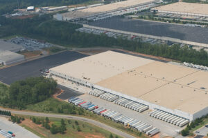 Aerial Shot of Sports Authority Distribution Plant